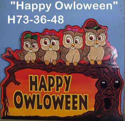 H73"Happy Owloween" 